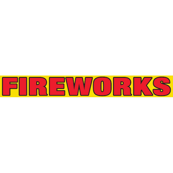 Fireworks Vinyl Banner Size Options 